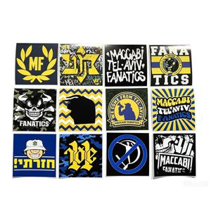 9*9cm MTAFC Maccabi Fanatics Tel Aviv The Gate 11 가방 컵 벽 냉장고용 장식 스티커 TLSK009-20