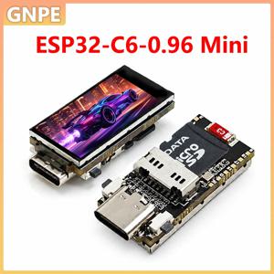 ESP32-C6 LCD 개발 보드 0.96인치 디스플레이 0.96인치 스크린 ST7789 160x80 미니 TV SD 포트 QST LVGL 아두이노용