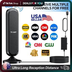 고출력 유선형 국경간 4K 실내/외 TV 안테나 DVB-T HD 디지털 지상파 HDTV