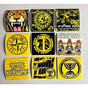 9*9cm La Familia Beitar 1936 가방 컵 벽 냉장고용 장식 스티커 BYSK038-46 ( 그룹 V )