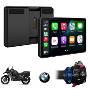 BMW 오토바이용 6.2인치 무선 오토바이 CarPlay 및 Android Auto - 네이티브 원더 휠, 1200니트, IP69, 플러그 앤 플레이