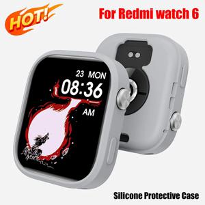 Xiaomi Redmi Watch 6 실리콘 케이스 범퍼 스마트 시계 액세서리 Xiaomi Redmi Watch 6 보호 프레임 용 보호 커버