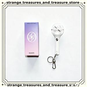 새로운 캣아이 미니 라이트 스틱 키체인 LED 발광 펜던트 키링 콘서트 응원 액세서리 Kpop 팬 가방 장식용