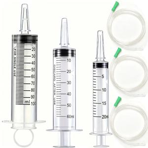 20ml-550ml 내구성 있는 대용량 주사기, 자동차 오일 추출기, 실험실용 접착제 분배 및 대용량 주사기 분배에 적합