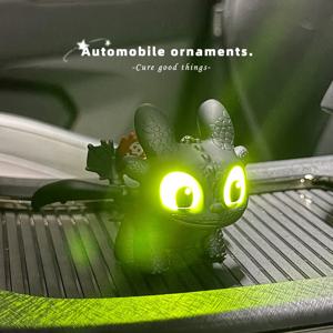 드래곤 훈련기구 투슬리스 아기 발광 키체인 움직이는 날개 플러시 장난감 펜던트 창의적인 야간 가방 액세서리
