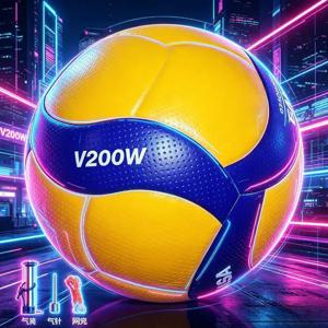 2026년 신제품 고품질 5호 배구 V200W V300W 게임 훈련용 전문가용 실내 배구 5호 배구 액세서리