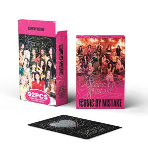 92개의 K-POP 걸그룹 콜라보레이션곡 ICONICBYMISTAKE 포토카드 LOMO 카드 팬 서포트 카드 팬 수집 카드 기프트 카드