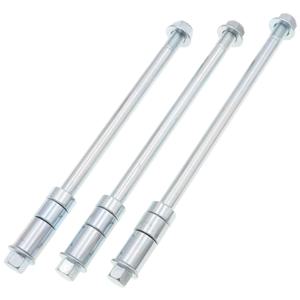 12mm 220mm / 230mm / 245mm + 3 스페이서 전면 후면 리어 액슬 70cc 90cc 125cc 140cc 200cc 250cc Pit Pro Trail Dirt Bike