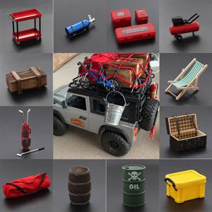 RC 자동차 장면 시뮬레이션 장식 도구 액세서리 1/10 크롤러 TRX4 TRX6 축 SCX10 90046 AXI03007 Capra YK4102