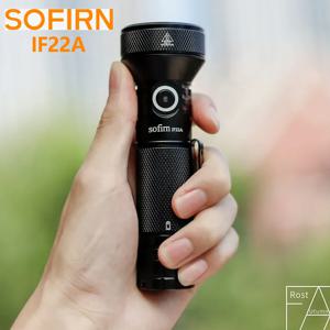 SOFIRN IF22A TIR 광학 2100lm LED 손전등 충전식 21700 USB C 강력한 EDC 라이트 토치 물고기용 야외 랜턴