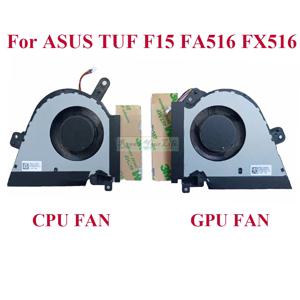 노트북 냉각 팬 쿨러, ASUS TUF F15 FA516 FX516 FX516P FX516PE PM CPU VGA 그래픽 카드 팬, 12V, 13NR0760P01011 02011, 신제품