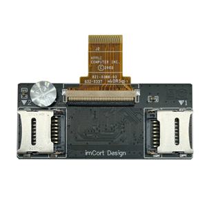 iPod 클래식 비디오 SSD 교체용 IFlash 듀얼 마이크로 SD TF 카드 어댑터 MK8022GAA HS12YHA HS081HA MK1634GAL MK1231GAL HDD IP