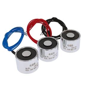 전자석 P20/15 실린더형 전기자석 DC 5V 6V 12V 24V 흡입력 3KG 30N 강력 전자석 솔레노이드
