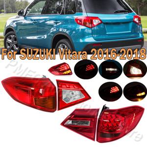 SUZUKI Vitara 2016 2017 2018 용 후방 범퍼 테일 라이트 자동차 정지 경고 램프 브레이크 라이트 방향 지시등 후방 안개등