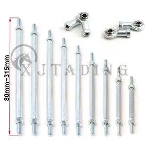 80mm-280mm 스티어링 타이로드 키트 볼 조인트 M8 볼 조이너 볼트 타이로드 DIY 전기 미니 키즈 ATV 고 카트 버기 쿼드 바이크