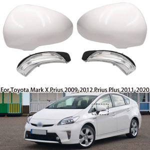 Toyota Reiz 2010 -2012 Prius Plus 2011-2020 자동차 미러 신호 램프 방향 지시등 용 자동 외부 백미러 커버 측면