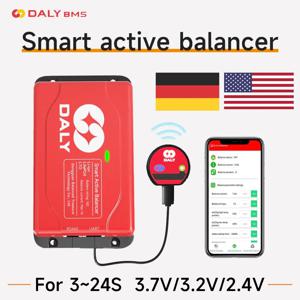 Daly 액티브 밸런서 4S LifePo4 밸런서 LTO 6S 리튬 이온 밸런스 보드 3S 4S 7S 8S 24V 10S 배터리 이퀄라이저 3.2V 3.7V 100A BMS