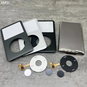풀 세트 하우징 키트 전면 페이스플레이트 후면 후면 케이스 커버 iPod 6th 7th classic 80gb 120gb 160gb 용 클릭 휠 센터 버튼