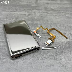 실버 메탈 얇은 후면 하우징 케이스 커버, 오디오 잭 홀드 스위치, iPod 6th 7th classic 80gb 120gb 160gb 5 세대 비디오 30gb