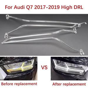 주간 러닝 라이트 가이드 플레이트, 주간 러닝 라이트 튜브, 주간 러닝 스트립, 아우디 Q7 2016-2019 LED DRL