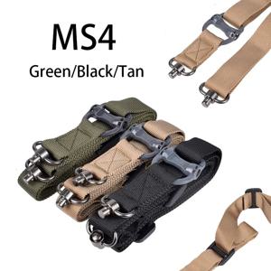 마그푸 MS4 MS3 슬링 QD 마운트 전술용 라이플 슬링 루거 10/22 나일론 총 스트랩 메탈 안전 스트랩 HK416 에어소프트 AR10 AR15용