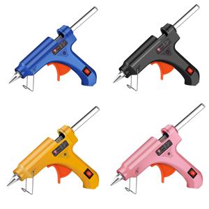 미니 핫멜트 글루건 40W 고온 실리콘 건, DIY 프로젝트, 수리, 예술 창작, 7mm 글루 스틱 1-50개 포함