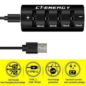 LIR2032.LIR2025 LIR2016 ML2032 LIR2032H 멀티 타입과 호환되는 휴대용 USB 대용량 버튼 배터리 스마트 고속 충전