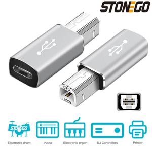 전자 악기, 노트북, 프린터용 STONEGO 다기능 알루미늄 합금 Type-C-USB 변환기