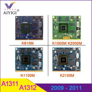 Quadro K610M 1GB K1000M K1100M K2000M K2100M 2GB 비디오 카드 K610 K1000 K1100 K2000 K2100 iMac A1311 A1312 2010 2011