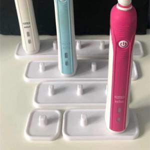 3D 프린팅 전동 칫솔 흰색 스탠드/5, 4, 3, 2, 1용 홀더 Braun Oral B 전동 칫솔 홀더