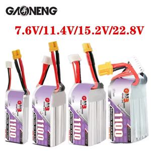 GNB 1100mAh 2S 3S 4S 6S 60C/120C HV Lipo 배터리 FPV 롱 레이싱 드론 4 축 RC 쿼드 콥터 드론 부품 XT30/XT60 플러그 포함