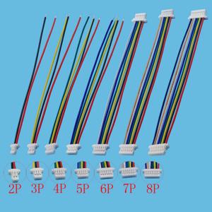 미니 JST SH 1.0mm 피치 암형 소켓 단자 플러그 와이어 커넥터 SH 1mm 2핀 3핀 4핀 5핀 6핀 7핀 8핀 10cm 전자 와이어 케이블