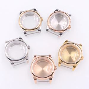 36MM/40MM 사파이어 유리 시계 케이스 NH34 NH35Amovement NH36Amovement PT5000 ETA2824 2836 Miyota 8215 8205 실버/로즈 골드