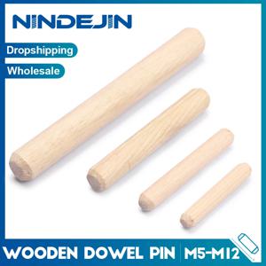 NINDEJIN 20/50pcs 나무 은못 핀 M5 M6 M8 M10 M12 직선 그루브 나무 은못 공예 가구에 대 한 막대 DIY 매뉴얼