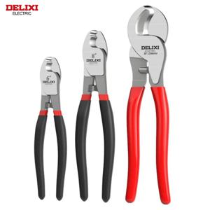 DELIXI ELECTRIC 케이블 커터, 와이어 스트리퍼 플라이어, 크롬 바나듐 강철로 제작, 케이블 절단 및 와이어 스트리핑에 사용