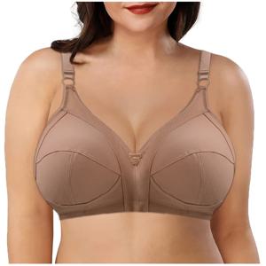 대형 브래지어 36-50 C D E D 컵 브래지어 여성용 원활한 BH 비 패딩 숙녀 섹시한 풀 컵 속옷 플러스 사이즈 브래지어 C01