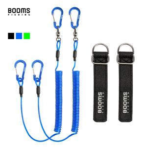붐 낚시 T02RB1 낚싯대 테더 보트 카약 패들 2M 낚시 도구 막대 스트랩 4 pcs/set
