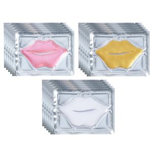 5pcs 크리스탈 콜라겐 립 마스크 립 플럼 퍼 핑크 립 패치 모이스처 뉴 리싱 에센스 한국 화장품 뷰티 스킨 케어