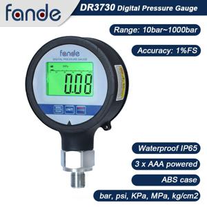 Fandesensor 유압 물 공기 산소 정확도를 위한 새로운 압력 게이지 1%FS 방수 IP65 직경 80mm