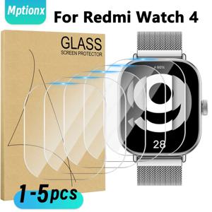 Xiaomi Redmi Watch 4 용 강화 유리 Mi Redmi Watch 4 Prottiecve Film 용 스마트 시계 HD 화면 보호기 안티 스크래치
