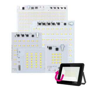 1개 LED 220V SMD LED 2835 칩 매트릭스 초강력 100W 50W 30W 20W 10W DIY 스포트라이트 투광등 LED 모듈 교체 램프용