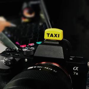 택시 카메라 핫슈 커버 보호 커버 만화 택시 용 Sony Canon Nikon Olympus Panasonic Pentax 카메라 액세서리