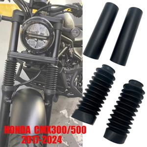 CMX300 CMX500 Honda Rebel CMX 300 500 2017-2024 2023 오토바이 충격 흡수 장치 커버 각반 용 프론트 포크 부트 튜브 슬라이더