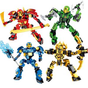 로이드 전쟁 갑옷 Mech Ninja 미니 모델 액션 피규어 빌딩 블록 호환 기술 애니메이션 도시 어린이 장난감 선물