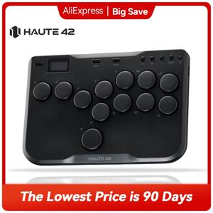 Haute42 Cosmox 미니 아케이드 조이스틱 Hitbox 컨트롤러 키보드 Ps4 /PS5/스위치 아케이드 스틱 PC 용 Leverless Hitbox Fightstick