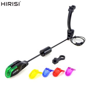 Hirisi 잉어 낚시 LED 스윙 어 낚시 경보 물린 표시기 B2011S 낚시 액세서리에 대 한 4 플라스틱 머리