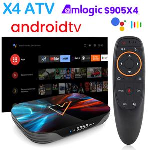 VONTAR X4 ATV 안드로이드TV 11.0 스마트 TV 박스 Amlogic S905X4 구글 음성 입력 지원 4K AV1 1000M LAN 와이파이 DDR3 4GB 32G 64G 128G