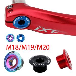 MTB 할로우테크 크랭크 볼트, 산악 자전거 크랭크 커버, M18, M19, M20, Shimano,F S.A,FC-4500,FC-5600,IXF, LEBYCLE용 크랭크 암 볼트