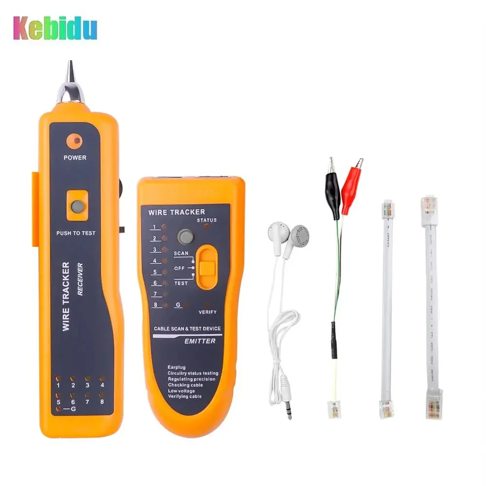 네트워크 케이블 테스터 LAN 전화선 추적기 STP UTP Cat5 Cat6 RJ45 RJ11 감지기 라인 파인더 용 톤 추적기 진단