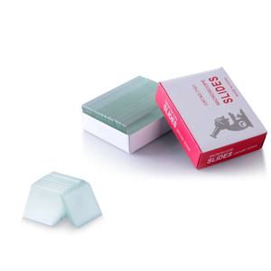 기초 생물 과학용 현미경 슬라이드 및 100 개 커버 유리, 사전 세척 블랭크 생물학 유리 슬라이드, 50 개